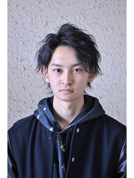 ブレイズ ザ サロン(BLAZE THE SALON) ウルフ好き必見!!アップバング黒髪ネオウルフ【BLAZE 大庭】