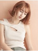 シースルーバング×外ハネワンレンボブ