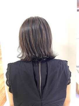 フォーク(FOLK) YAMATO_ブリーチなしハイライト×外ハネボブ