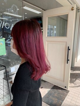 ディーメイプル(D maple) ブリーチなしレッドパープル