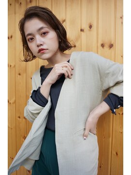 ブゾン(buZon) 【buZonブゾン】あごラインラフミニボブ