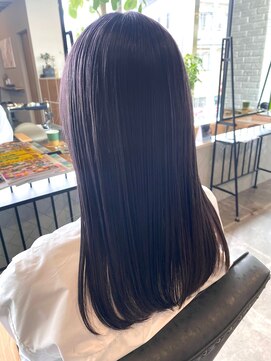 アールフランプラス(arFranc+) ロング×ラベンダー