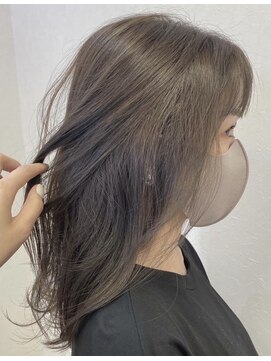 ワイズ ビー 尾張旭店(Y's BEE) アッシュ×ミディアムレイヤー