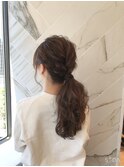 ゆるふわモテ髪パーティーアレンジ