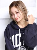 大人可愛い小顔美髪ツヤ髪ハイトーンカラー顔周りレイヤーA3