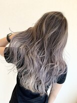 リード バイ ラグーン(LEAD by LAGOON)&nbsp;バレイヤージュグレージュハイライトダブルカラーケアブリーチ