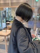 ガリカ 横浜(Gallica) 【minami】ガーリーショートボブ/切りっぱなしボブぱっつんボブ