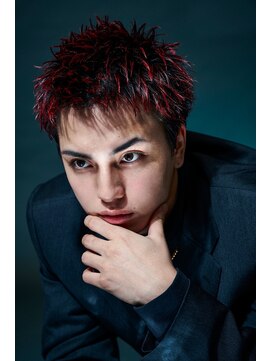 オーシャントーキョー シブヤジンナン(OCEAN TOKYO shibuya JINNAN) レッドスパイキーショート