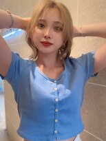 サンドシーン(sand scene)&nbsp;20代30代40代丸みショートボブマッシュ前下がりレイヤー