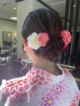 ヘアプロデュース ムース(Hair Produce MU SU) 夏祭りヘア