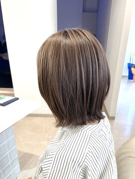 シュヴー 浦安店(CHEVEUX) くびレイヤーイメチェンボブミディアムレイヤーグレージュ