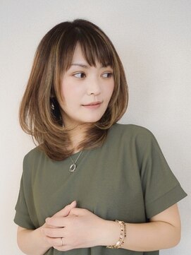 ウミネコ美容室 センター南店(Umineko美容室) エアリー美髪レイヤーミディ