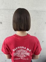 アチーブ ヘア デザイン(achieve hair design)&nbsp;切りっぱなしミディアッシュカラー透明感ナチュラルブラウン