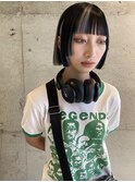 デザインカラーポイントカラーボブ中区袋町