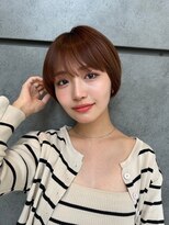 ジーナ 高田馬場(Zina)&nbsp;髪質改善＊秋色カラー小顔ショートカット＊美髪【Zina高田馬場】