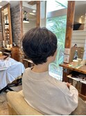 ヌケ感のあるショートボブ
