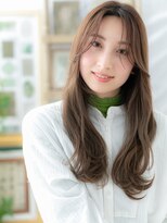 カバーヘア ブリス 北浦和(COVER HAIR bliss)&nbsp;かきあげ前髪大人かわいい小顔ウェーブ巻きc5北浦和20代30代40代