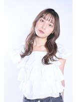 レム 山形1号店(REM) セミロング×波巻ウェーブ