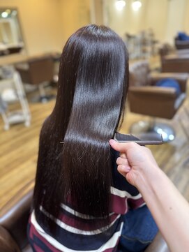 トータルビューティーサロン プリエ(prier) 姫カットレイヤー/ラベンダーブラウン/アースカラー/艶髪