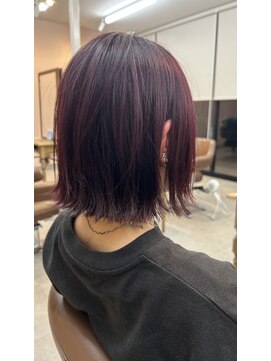 シンミ(SHinmi) ボルドー切りっぱなし 表面レイヤー