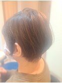 アシンメトリーショートボブ