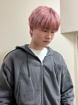 マジコ 原宿(Magico)&nbsp;メンズヘア/ピンクカラー/ブリーチ/ダブルカラー/原宿