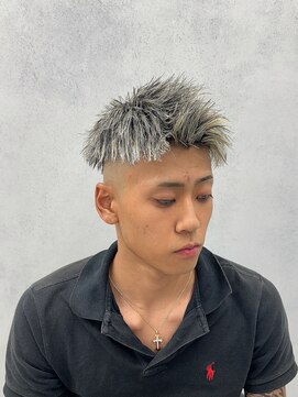 ルースト 西院店(ROOST) ジェットモヒカン×ホワイトハイライト