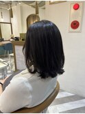 髪質改善縮毛矯正レイヤーカット顔周り前髪韓国ミニウルフ/池袋