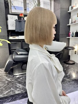 チュダック(ChuDuck) 韓国風《ミルクティー》ハイトーン/ケアブリーチ/ダブルカラー