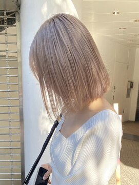 グランツ ノイ(GLANZ Noi) ハンサムショートボブ前髪くびれショートボブ前下がりショート