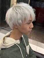 プライズ 錦糸町北口店(prize) 錦糸町夏◎ホワイトショートマッシュ×韓国風爽やか ブリーチ