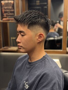 銀座 シノ 本店(shino) フェード×ベリーショートスタイル