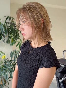 ジル ブラン 福岡(JIL BLAN) ハイライトカラー/ショートカット/レイヤーカット/福岡天神