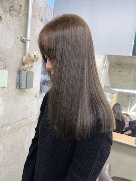 ネウィ 京都四条烏丸(newi) 赤みを消してくれるオリーブグレージュ