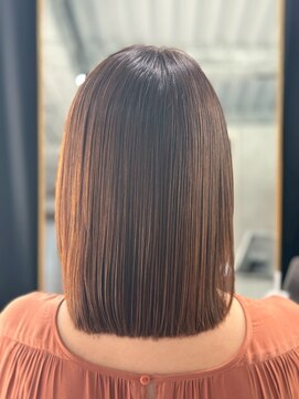 ルスリー 横浜店(Lsurii) 横浜駅/髪質改善縮毛矯正/黒髪/小顔