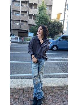 パウダーヘアー(powder hair) アメカジカール ロン毛パーマ