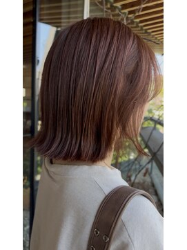 ルックアット(Look at) 【Look at】レイヤーボブ似合わせカット着物ヘアダークアッシュ