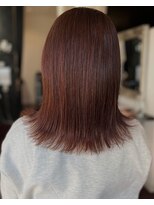 ローレン(LOREM)&nbsp;似合わせカットIラインミディアム×ブラウンピンク1.10