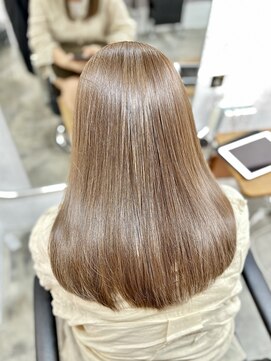 ヌフ(neuf) 髪質改善カーキベージュ