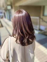 イリス 栗平(iiris)&nbsp;ラベンダーピンク艶くびれミディレイヤー