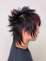 クク 渋谷(QUQU) ウルフ メンズヘア ショート スパイキー レイヤー