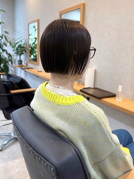 バートランド 白楽(Bertland) 島田/ミニボブ ぱっつんボブ 前髪カット 髪質改善 縮毛矯正 白楽