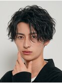 原宿メンズパーマツイストスパイラルパーママッシュウルフカット