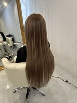 サロン ド ココ(salon de COCO) ミルクティーベージュ/無加工毛エクステ/シールエクステ
