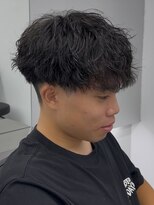 エルマーク 本山(L-MARK)&nbsp;マッシュヘア/黒髪/メンズカット/men's/フェザーパーマ