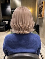 エノア 青山(ENORE) ホワイトミルクティーベージュ ケアブリーチ透明感ハイトーン