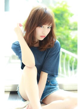 ミリム 栄矢場町店(MIRiM) 【MUSE】ゆるボサ鎖骨ミディ　ゆるふわはMUSEにお任せ♪