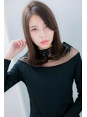 ＊LOREN＊新社会人にもオススメ！お手入れ簡単暗髪ストレート