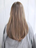 ヘアメイク ナル(hair make nalu) かきあげナチュラルストレートスタイル