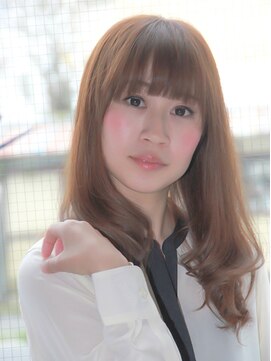 アンカラン(un Calin) 【un Calin】毛先ワンカール☆ナチュラル艶セミロング